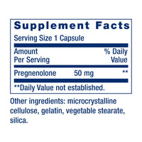 Thumbnail for Life Extension Pregnenolone, neurohormone, Promotes Memory Health and Brain Plasticity, Gluten-Free, Non-GMO, 100 Capsules