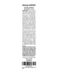 Thumbnail for Glint Glow Lip Balm (Snowy Tulip, 0.1oz) - Moisturizing Stain Lipstick with Shine for Natural Lips, Tinted Treatment. Luxurious Korean Skin Care Makeup. Chapped, Dry, Cracked