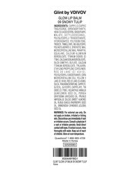 Thumbnail for Glint Glow Lip Balm (Snowy Tulip, 0.1oz) - Moisturizing Stain Lipstick with Shine for Natural Lips, Tinted Treatment. Luxurious Korean Skin Care Makeup. Chapped, Dry, Cracked