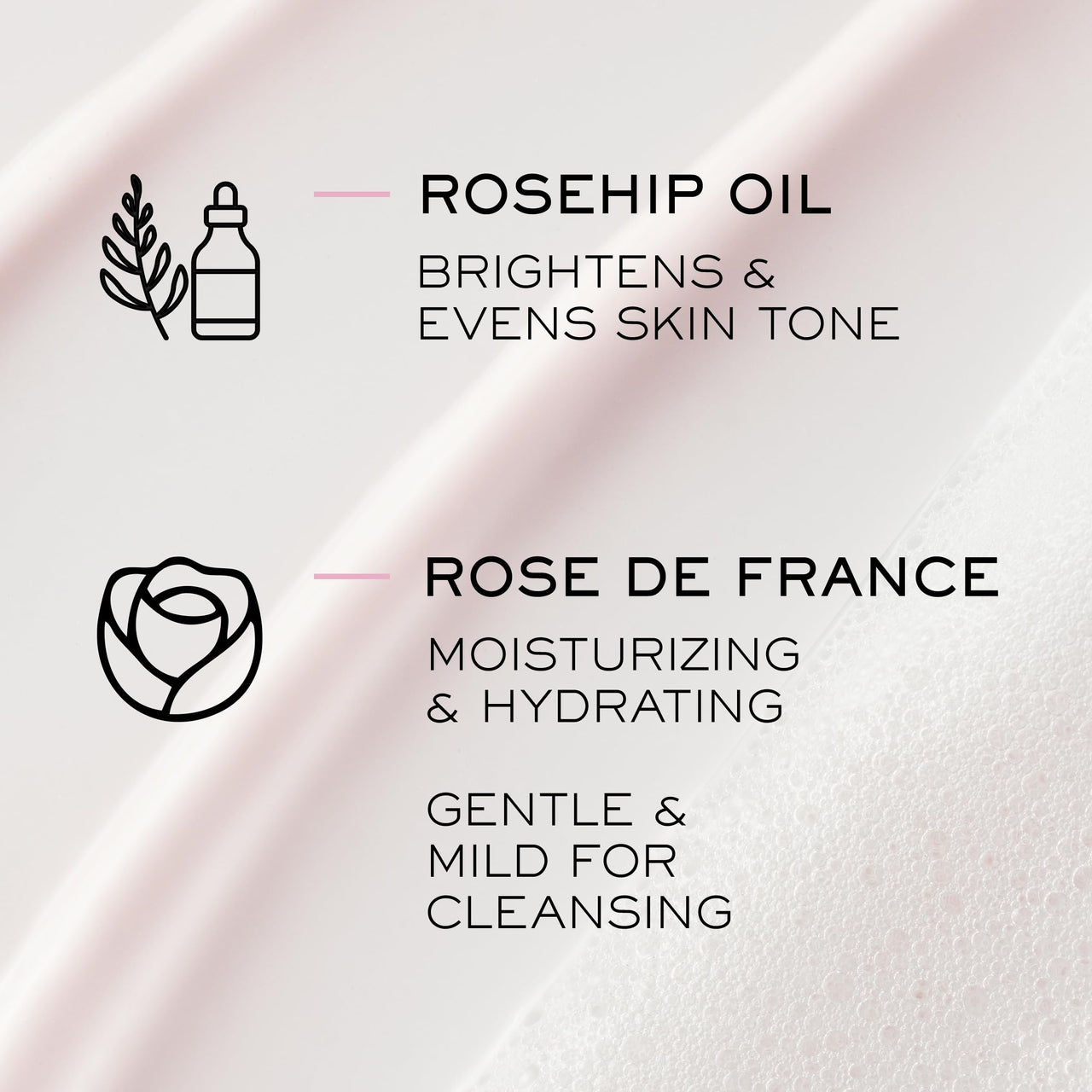Lancôme Créme Mousse Confort Foaming Facial Cleanser | Comforting Cream Cleanser & Makeup Remover with Rosehip Oil | Gentle Hydrating Face Wash for Soft, Radiant Skin | 4.2 Fl Oz