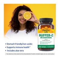 Thumbnail for Country Life Buffer-C 500 mg (veg Caps), 120-Count