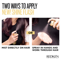 Thumbnail for Redken Shine Flash 02 Glistening Mist | For All Hair Types | Instantly Adds Shine | Citrus Fragrance | 4.4 Oz