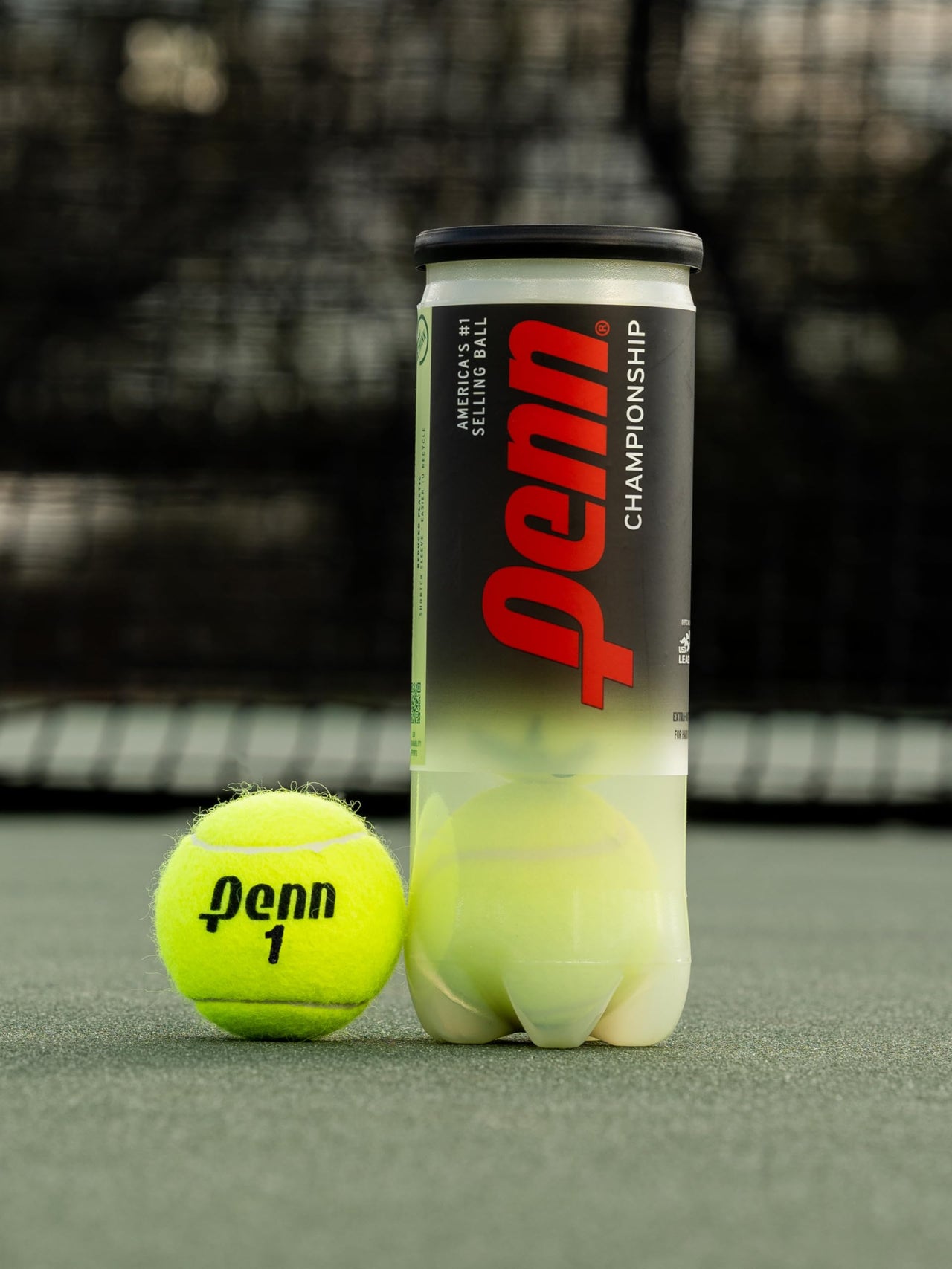 Penn Championship Tennis Balls - Extra Duty Felt Pressurized - 3 Balls (Pack of 4)