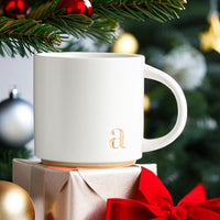 Thumbnail for COLLECTIVE HOME - Monogram Ceramic Mugs, 15 oz Golden Initial Coffee Cups, Elegant Alphabet Tea Mugs, Elegant Personalized Mug with Gift Box, Luxurious Cups for Office and Home (a)
