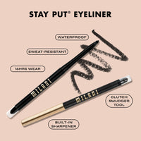 Thumbnail for Milani Stay Put Eyeliner - Duchess (0.01 Ounce) Cruelty-Free Self-Sharpening Eye Pencil with Built-In Smudger - Line & Define Eyes with High Pigment Shades for Long-Lasting Wear