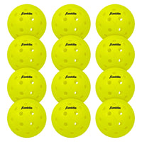 Thumbnail for Franklin Sports Outdoor - X-40 Pickleball Balls - USA (USAPA) Approved - 12 Pack Outside - Optic Yellow - US Open Ball
