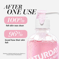 Thumbnail for Saturday Skin Hydrating Gentle Facial Gel Cleanser Makeup Remover Sensitive Skin Face Wash Antioxidant Vitamin Brightening Smoothing | Korean Skin Care CICA Acai Berry Oats