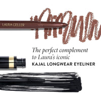 Thumbnail for LAURA GELLER NEW YORK Kajal Longwear Mascara - Lengthening, Defining, Curling, Buildable Formula Eye Makeup - Innovative Curling Brush - 1 count