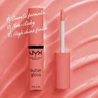 Thumbnail for NYX PROFESSIONAL MAKEUP Butter Gloss, Non-Sticky Lip Gloss - Creme Brulee (Natural)