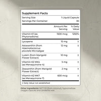 Thumbnail for Blueprint Bryan Johnson Advanced Antioxidant Supplement – Lutein, Zeaxanthin, Lycopene, Vitamin K1, K2 – Vegan Capsules for Vision, Bone & Heart Support – Updated Formula of Essential Softgels