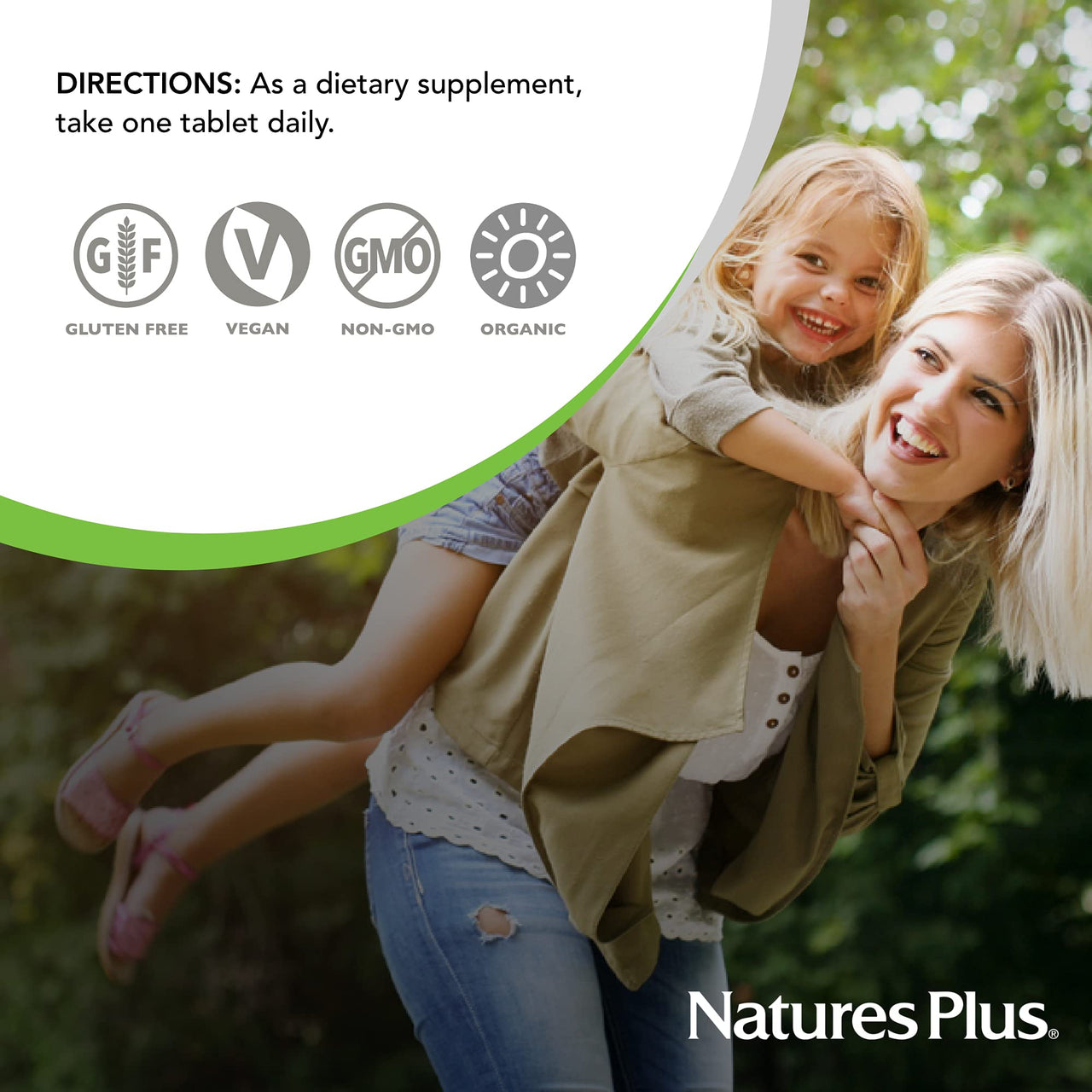 NaturesPlus Source of Life Garden Women’s Once Daily Multivitamin - 30 Tablets - Supports Energy & Healthy Immune System - USDA Certified Organic, Non-GMO, Vegan, Gluten Free - 30 Servings