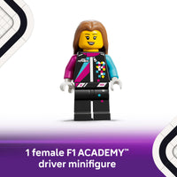 Thumbnail for LEGO Speed Champions F1 ACADEMY Race Car Building Toy - Pretend Play Racing Vehicle W/ F1 ACADEMY Minifigure - Play & Display Toy Car for Boys & Girls, Ages 10+ - Gift Idea for Birthdays - 77258