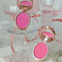 Thumbnail for Flower Knows Violet Strawberry Rococo Embossed Blush,Pink Matte Finish,Buildable & Blendable Makeup Blush for cheeks,Soft & Long-lasting for Girls & Women(G01 Romantic Blossom,4.6g)