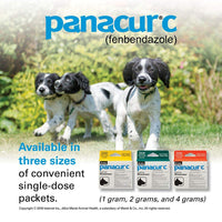 Thumbnail for Panacur C Canine Dewormer (Fenbendazole), 4 Gram, 3 Count (Pack of 1), Red
