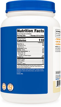 Thumbnail for Nutricost Casein Protein Powder 2lb Vanilla - Micellar Casein, Gluten Free, Non-GMO
