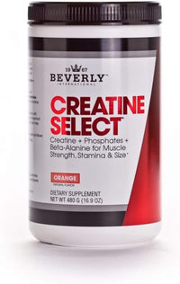Thumbnail for Beverly International Creatine Select with Phosphates, 40 Servings. A Fail-Proof Creatine Monohydrate Formula. Boost Muscle Size, Strength, Endurance and Recovery. for Men and Women. Tastes Like Tang