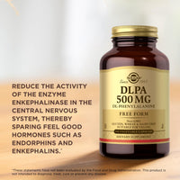 Thumbnail for Solgar DLPA 500 mg - 100 Vegetable Capsules - Free Form DL-Phenylalanine - Non-GMO, Vegan, Gluten Free, Dairy Free, Kosher - 100 Servings