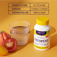 Thumbnail for Healthy Origins Lycopene 15 mg (Natural, Non-GMO, Gluten Free, Skin Support, Prostate Support), 60 Softgels