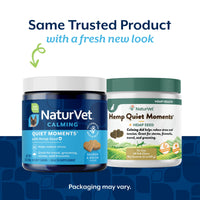 Thumbnail for NaturVet Hemp Quiet Moments Plus Hemp Seed for Cats, 60 ct Soft Chews, Made in USA