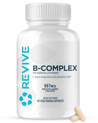 Thumbnail for Revive MD Vitamin B Complex Capsules for Men & Women – Supports Heart Health, Energy & Immune System – Vitamin B12 Complex Promotes Healthy Brain Function & Overall Wellness (60 Servings)