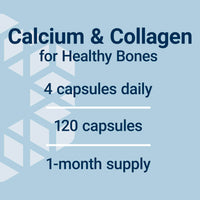 Thumbnail for Life Extension Bone Strength Collagen Formula, Calcium Collagen chelate, Calcium fructoborate, Vitamin D3, Magnesium Citrate, Silicon, Boron, Gluten-Free, Non-GMO, 120 Capsules