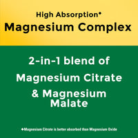 Thumbnail for Nature Made High Absorption Magnesium Complex Soft Chews, Magnesium Supplement for Muscle, Heart, Bone Support, Magnesium Citrate & Malate Blend 250 mg per Serving, 40 Vegetarian Chews, 20 Day Supply
