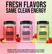 Thumbnail for NAKED Vanilla Whey Isolate Protein Powder (24 Servings) Strawberry Lemonade Energy Pre Workout (30 Servings) – Grass-Fed; Non-GMO; Gluten Free; Soy Free; Vegan Friendly
