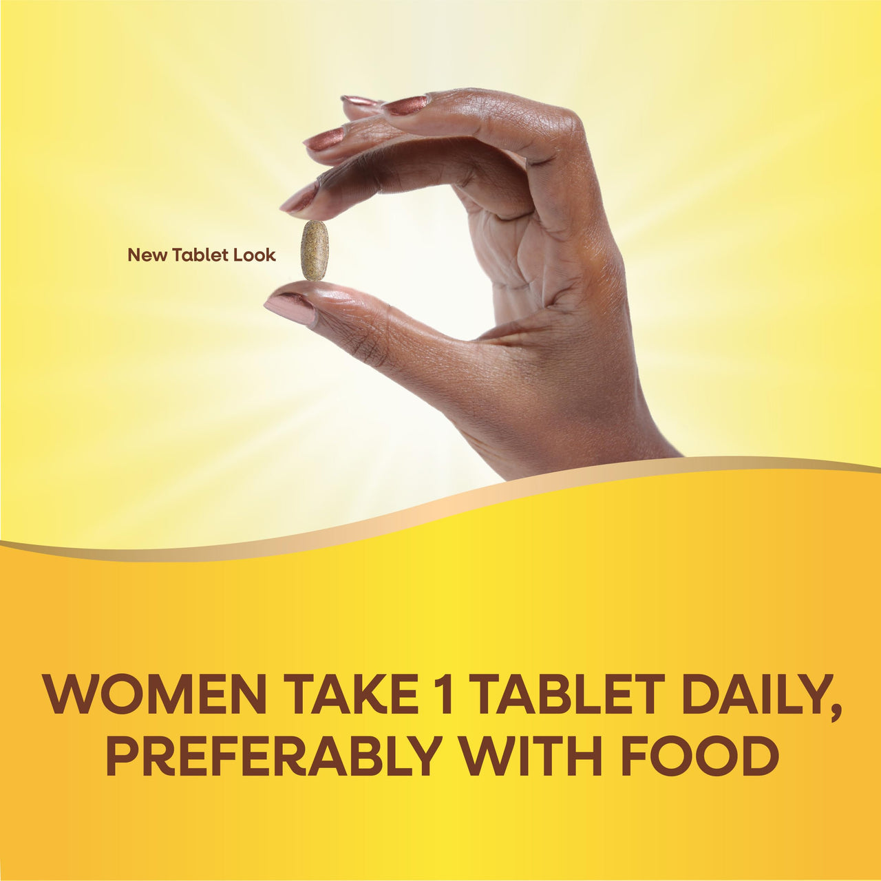 Nature's Way Alive! Women's Energy Multivitamin Tablets, Supports Cellular Energy*, Fruit and Veggie Powder Blend (100mg per Serving), 50 Tablets