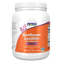 Thumbnail for NOW Foods Supplements, Sunflower Lecithin with naturally occurring Phosphatidyl Choline and Other Phosphatides, Powder, 1-Pound