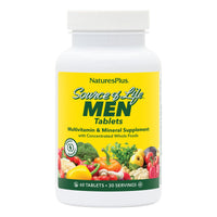 Thumbnail for NaturesPlus Source of Life Men - 60 Tablets - Iron-Free Multivitamin & Mineral Supplement - with Saw Palmetto, Lycopene & Rhodiola - Gluten Free, Vegetarian - 30 Servings