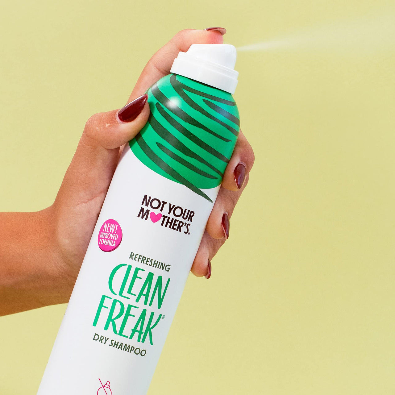 Not Your Mother's Clean Freak Unscented Dry Shampoo- Refreshing Dry Shampoo - Instantly Absorbs Oil and Odor for Refreshed Hair (7 Ounce (Pack of 4))