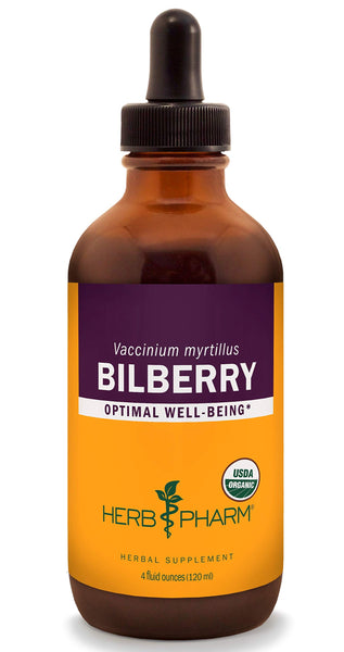 Herb Pharm Bilberry Liquid Extract for Eye and Vision Support - 4 Ounce
