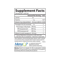 Thumbnail for Carlson - Elite Omega-3 Plus D & K, 700 mg Omega-3s + D3 & K2, Function, Bone Health & Immune Support, Lemon, 180 Softgels