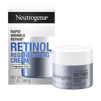 Thumbnail for Neutrogena Rapid Wrinkle Repair, Retinol Face Moisturizer, Daily Anti-Aging Neck & Face Cream with Hyaluronic Acid, Retinol Cream, Fragrance-Free, Fades Fine Lines, Wrinkles and Dark Spots, 1.7 oz