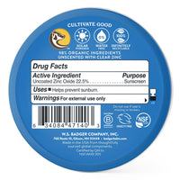 Thumbnail for BADGER Clear Zinc Sunscreen Cream SPF40, 2.4 OZ