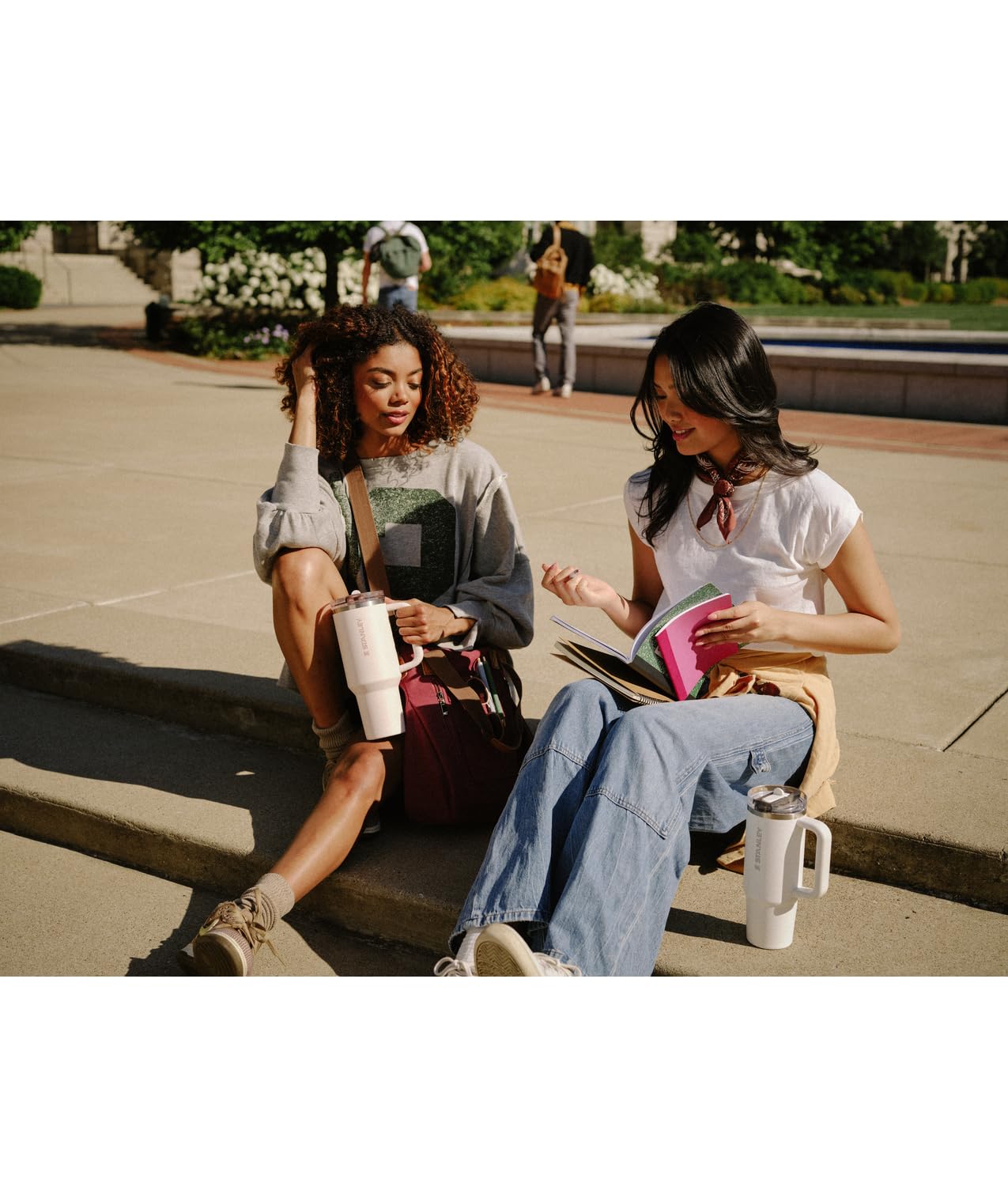 STANLEY Quencher ProTour Flip Straw Tumbler with Leakproof Lid 30 oz | Built-in Straw and Handle | Cup Holder Compatible for Travel | insulated Stainless Steel Cup | BPA-Free | Rose Quartz