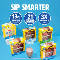 Thumbnail for Nestle Carnation Breakfast Essentials Complete Nutritional Drink Rich Milk Chocolate/Classic French Vanilla/Strawberry Sensation Flavor 60 Ct