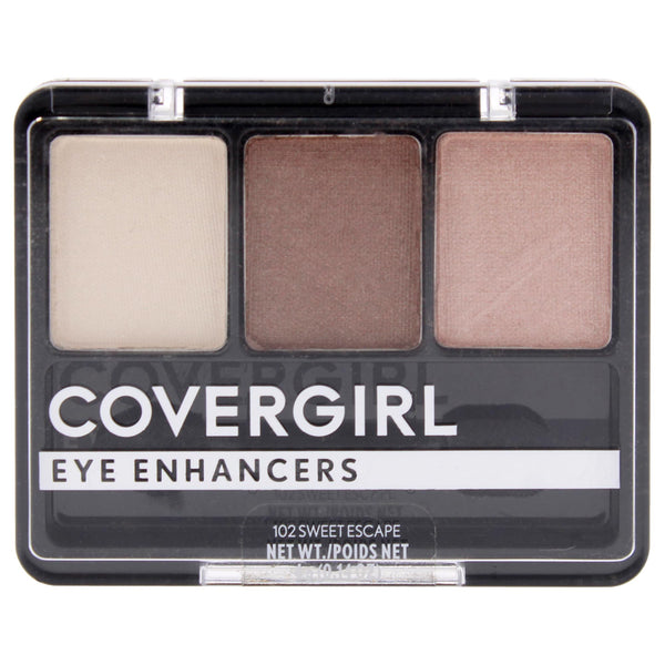 COVERGIRL - Eye Enhancers 3-Kit Eyeshadow, silky, sheer formula, double ended applicator, 100% Cruelty-free