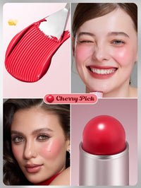 Thumbnail for SHEGLAM Buttery Bliss Blush Stick Cream Milk Makeup Blush-Cherry Pick