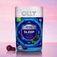 Thumbnail for OLLY Extra Strength Sleep Gummy, 5 mg Melatonin, L-Theanine, Chamomile, Lemon Balm Extracts, Sleep Aid, BlackBerry Flavor - 120 Count