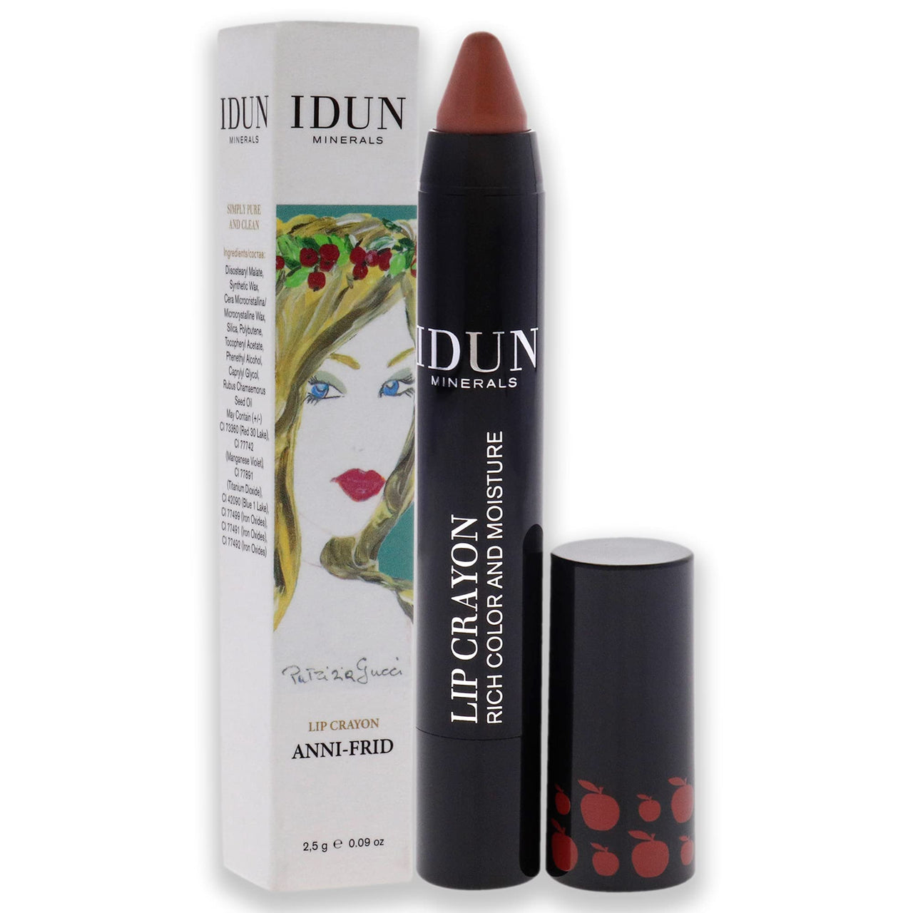 Lip Crayon - 402 Anni-Frid by Idun Minerals for Women - 0.09 oz Lipstick