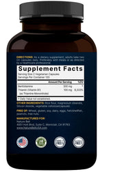 Thumbnail for NatureBell Benfotiamine with Thiamine - 240 Vegetarian Capsules - 300mg Benfotiamine & 100mg Thiamine - for Heart Health, Energy Production & Nervous System Support* - Vitamin B1 Complex