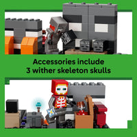 Thumbnail for LEGO Minecraft Wither Battle Building & Pretend Play Toy for Boys & Girls - Video Game Playset & Toy Figures for Kids, Ages 8+ - W/Crimson Warrior Minifigure & More - Gift Idea for Birthdays - 21590