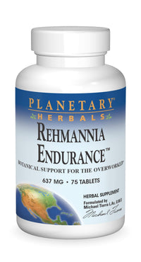 Thumbnail for Planetary Herbals Rehmannia Endurance Tablets, 75 Count