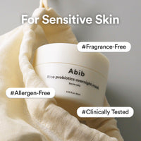 Thumbnail for Abib Rice Probiotics Overnight Mask Barrier Jelly 2.7 fl oz I Moisturizer for Slugging Intensive Hydrating Nourishing Face Sleep Sleeping Mask for Korean Skin Care jelly eye cream clay mask glass skin