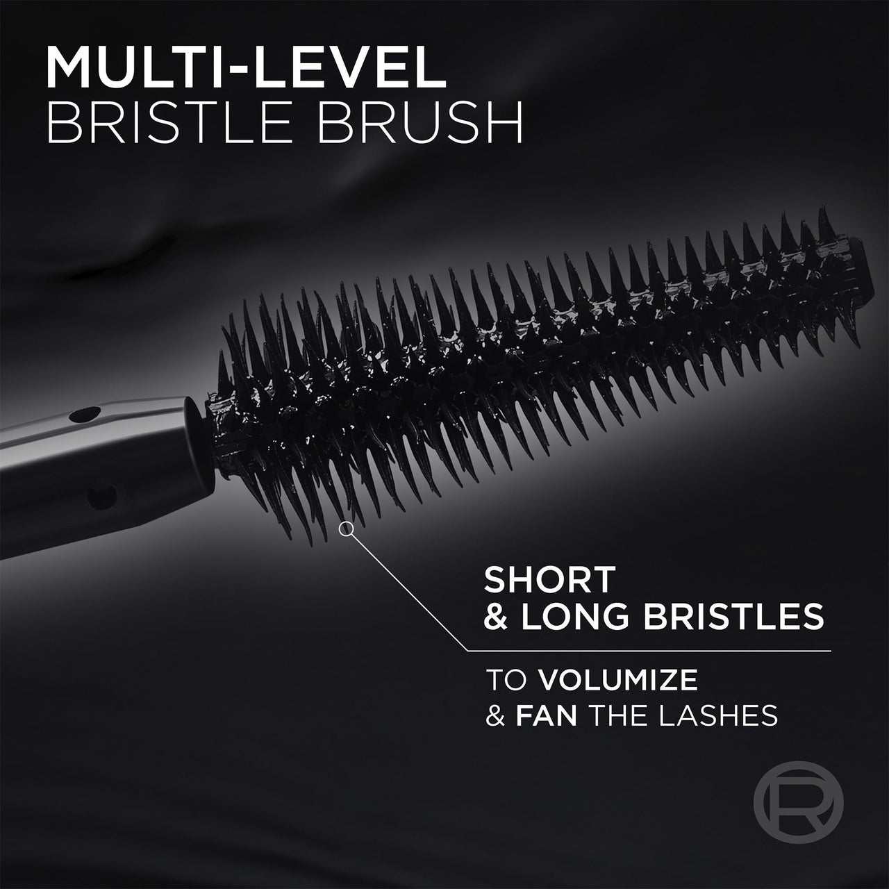 L'Oreal Paris Voluminous Panorama Mascara, Volumizing and Lengthening Formula, Longwear, Smudge-Resistant and Washable, All Night Black Mascara, 0.33 Fl Oz