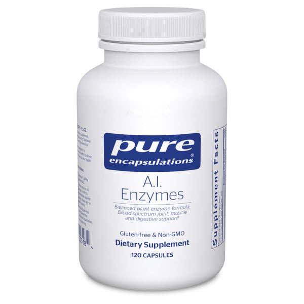 Pure Encapsulations A.I. Enzymes | Balanced Plant Enzyme Formula for Joint, Muscle and Digestive Support* | 120 Capsules