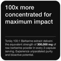 Thumbnail for Toniiq Ultra High Strength Berberine 1500mg from The Himalayas Berberine Supplement - 97% Highly Purified and Bioavailable -Wild Harvested-Concentrated Formula HCL -3 Caps Serving-180 Veggie Caps