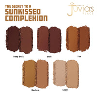 Thumbnail for Juvia's Place Bronzed Duo Bronzer Medium - Soft Matte, Contour, Bronzer Pressed Powder, Long-Wearing & Buildable Bronzing Powder - Suitable for Medium Skin Tone