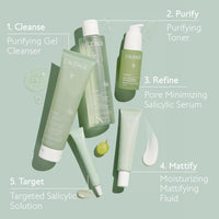 Thumbnail for Caudalie Vinopure Natural Salicylic Acid Pore Minimizing Serum with Niacinamide, Skin Perfecting Serum - 30 mL